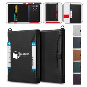 RFID Blocking PU Leather Passport Holder